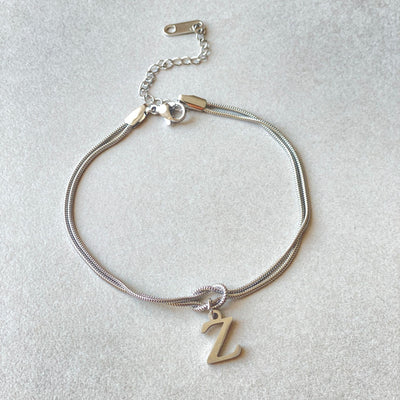 Bracciale con nodo d'amore e lettere - My kingdom