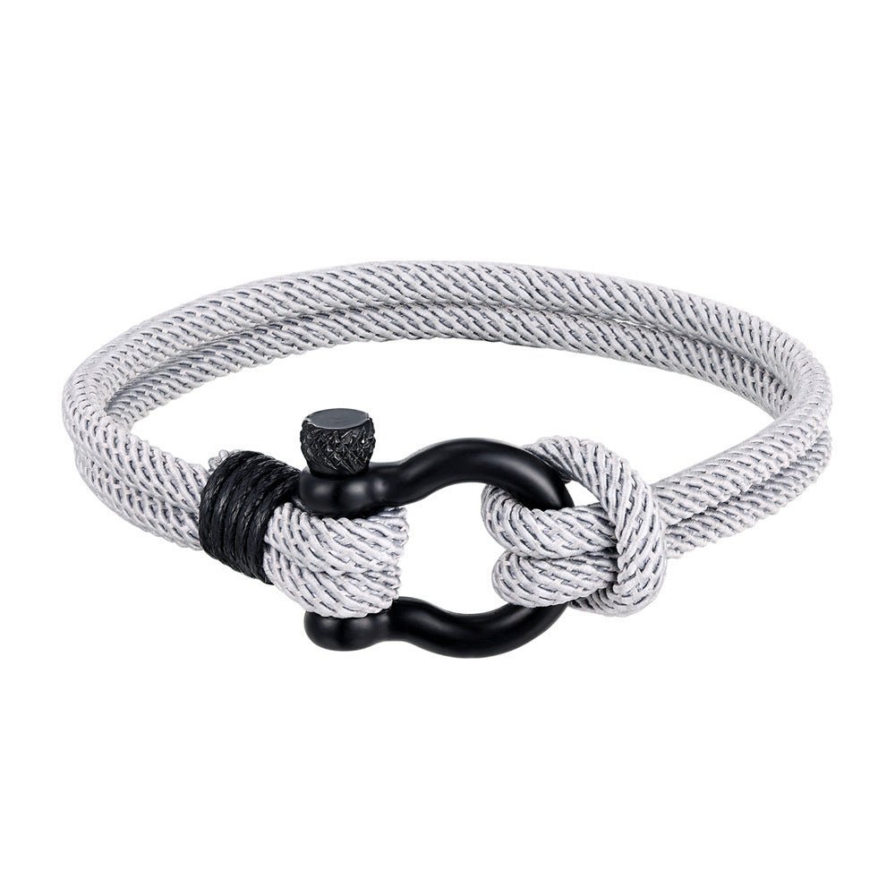 Bracciale minimalista in corda nautica - My kingdom